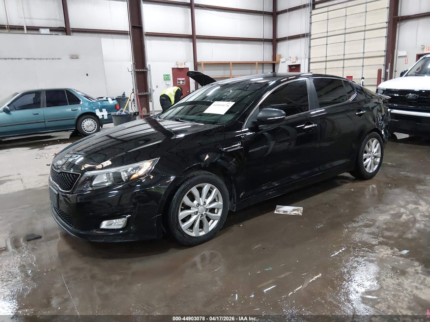 Vin: 5xxgm4a78eg345644, lot: 45400442, kia optima lx 20142