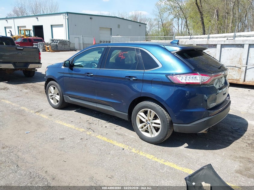 Vin: 2fmpk4j92hbb30980, lot: 45400444, ford edge sel 20173