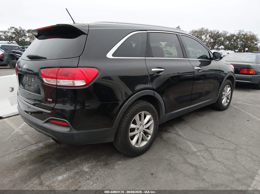 Vin: 5xypg4a3xhg290005, lot: 45400539, kia sorento 2.4l lx 20174