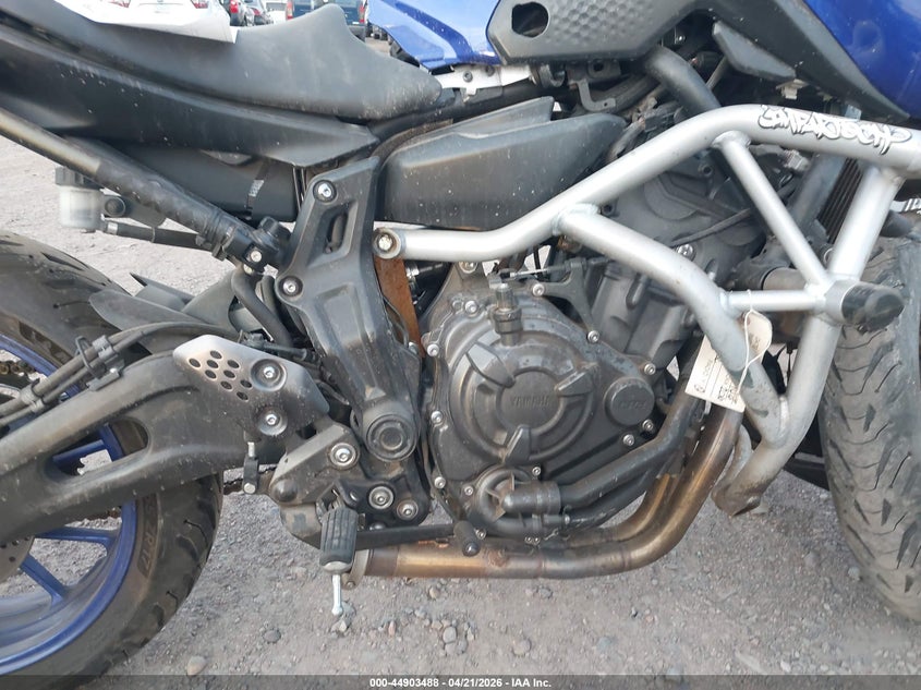 2021 Yamaha Mt07 VIN: JYARM32E3MA001371 Lot: 44903488