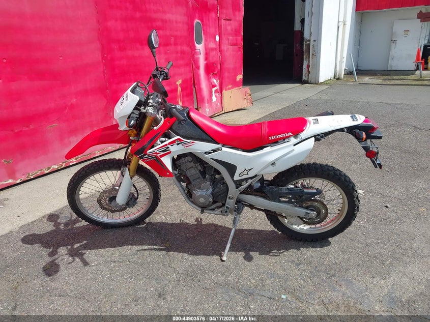 2015 Honda Crf250 L VIN: MLHMD3819F5200260 Lot: 44903576