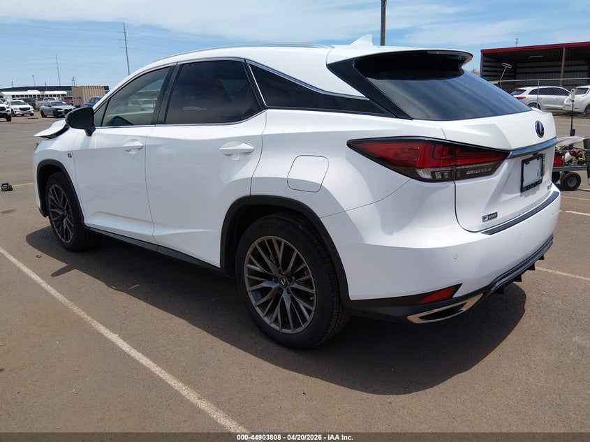 Vin: 2t2yzmaa4lc169161, lot: 45401172, lexus rx 350 f sport performance 20203