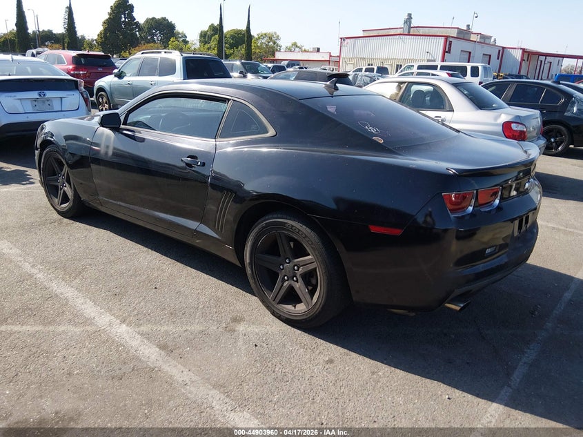 2012 Chevrolet Camaro 3.6 1Lt black Lot 111044903960 Vin 2G1FB1E32C9193395
