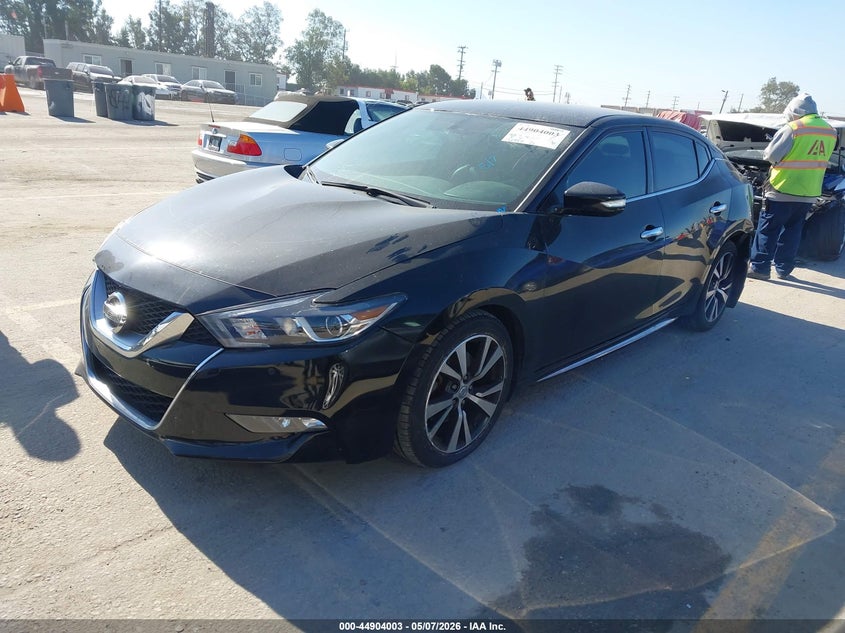 Vin: 1n4aa6ap1gc421109, lot: 45401367, nissan maxima 3.5 sv 20162