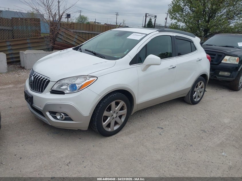 Vin: kl4cjdsb2db133587, lot: 45401413, buick encore premium 20132