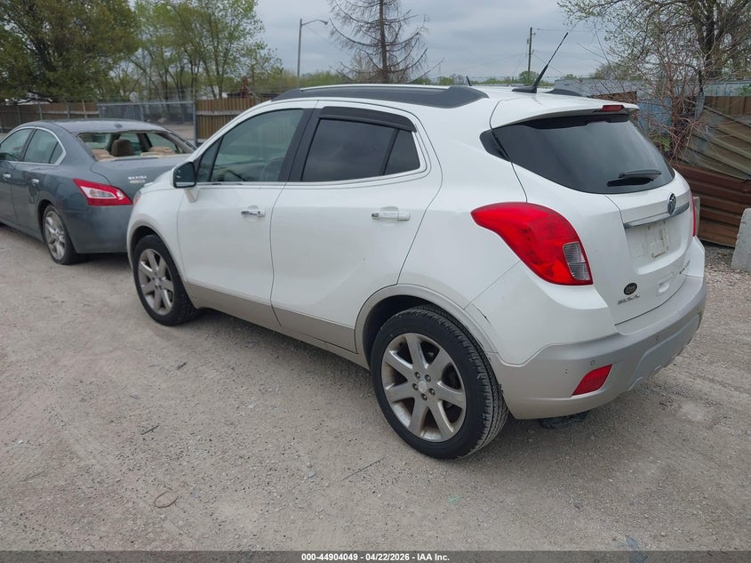 Vin: kl4cjdsb2db133587, lot: 45401413, buick encore premium 20133