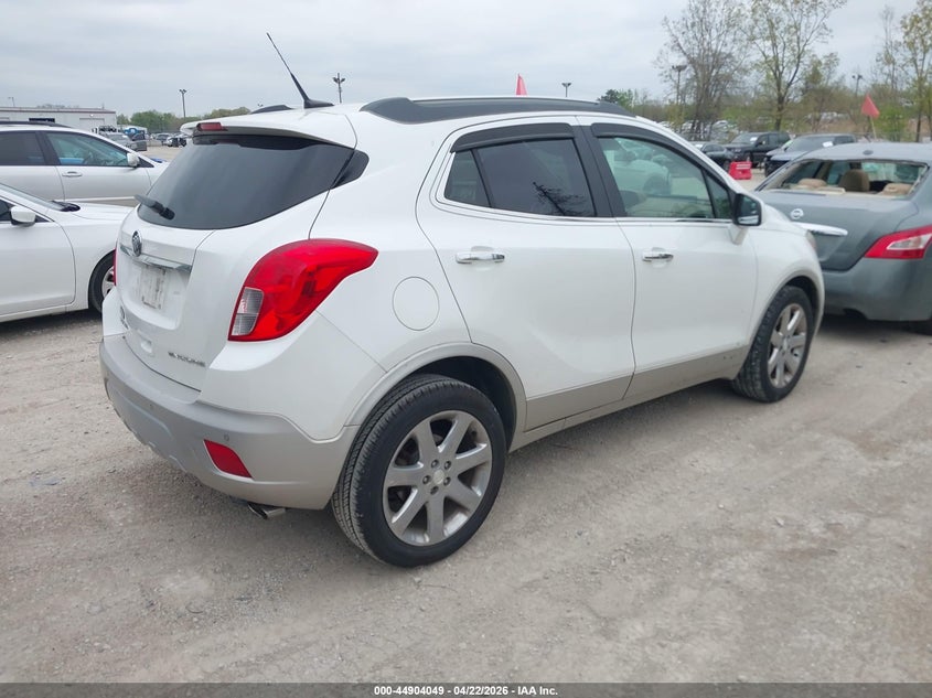 Vin: kl4cjdsb2db133587, lot: 45401413, buick encore premium 20134