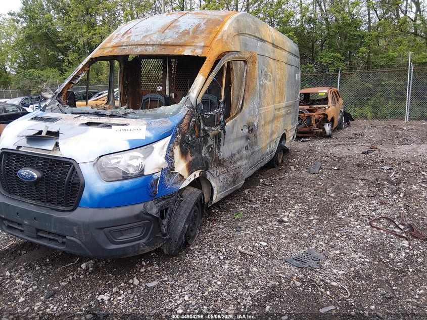 Vin: 1ftbw3x86pka04962, lot: 45401667, ford transit-350 cargo van 20232