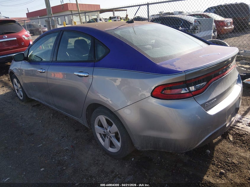 Vin: 1c3cdfbb7gd515491, lot: 45401669, dodge dart sxt 20163