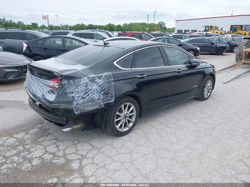 Vin: 3fa6p0ru0jr193933, lot: 45401968, ford fusion hybrid titanium 20184
