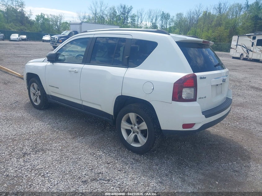 Vin: 1c4njdbbxed748893, lot: 45402037, jeep compass sport 20143