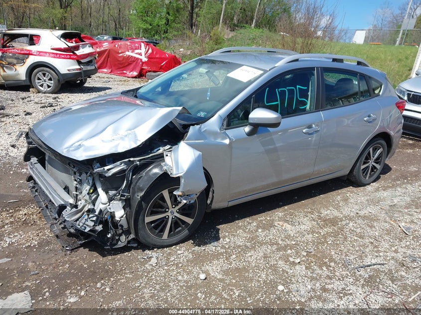 Vin: 4s3gtav65l3706571, lot: 45402144, subaru impreza premium 5-door 20202