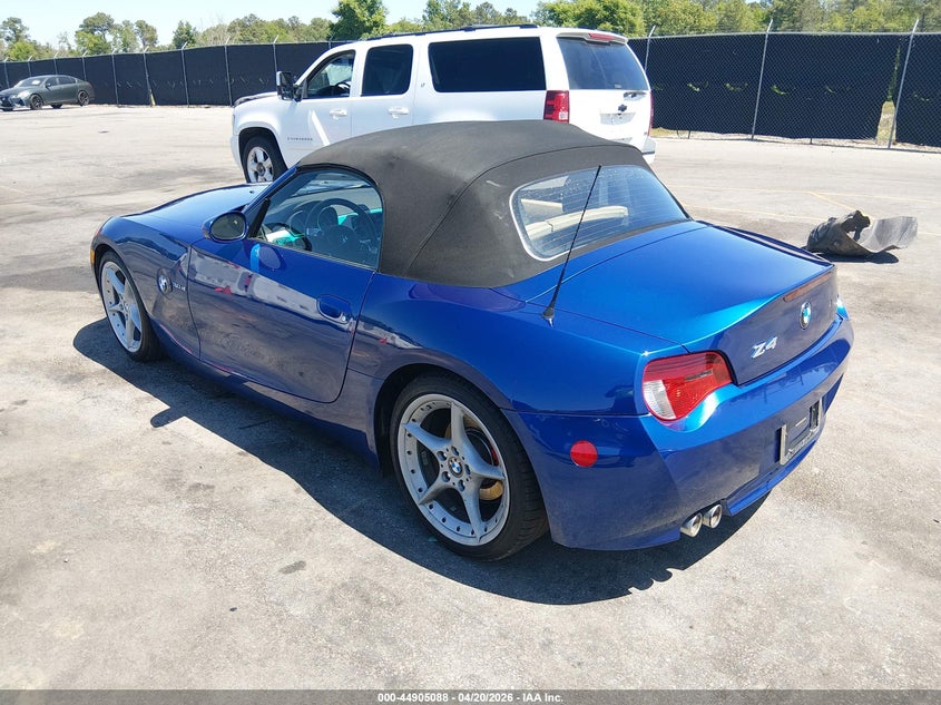 2008 BMW Z4 3.0Si VIN: 4USBU53528LW93885 Lot: 44905088