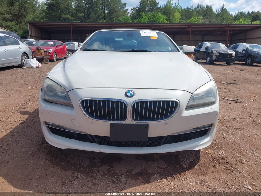 2012 BMW 640I VIN: WBALW7C52CC618531 Lot: 44905121