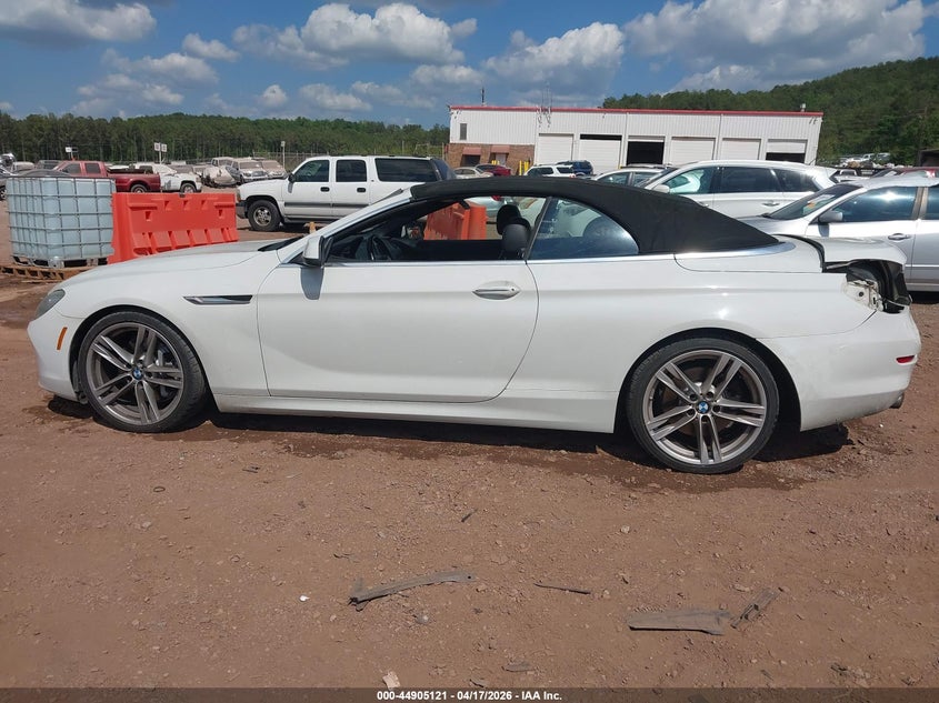 2012 BMW 640I VIN: WBALW7C52CC618531 Lot: 44905121