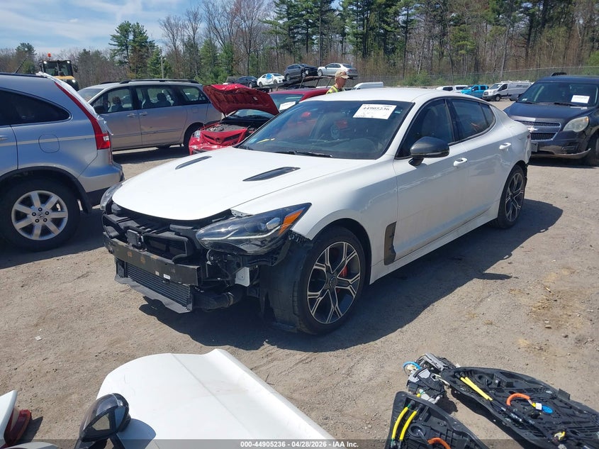 Vin: knae35lcxj6027136, lot: 45402605, kia stinger gt 20182