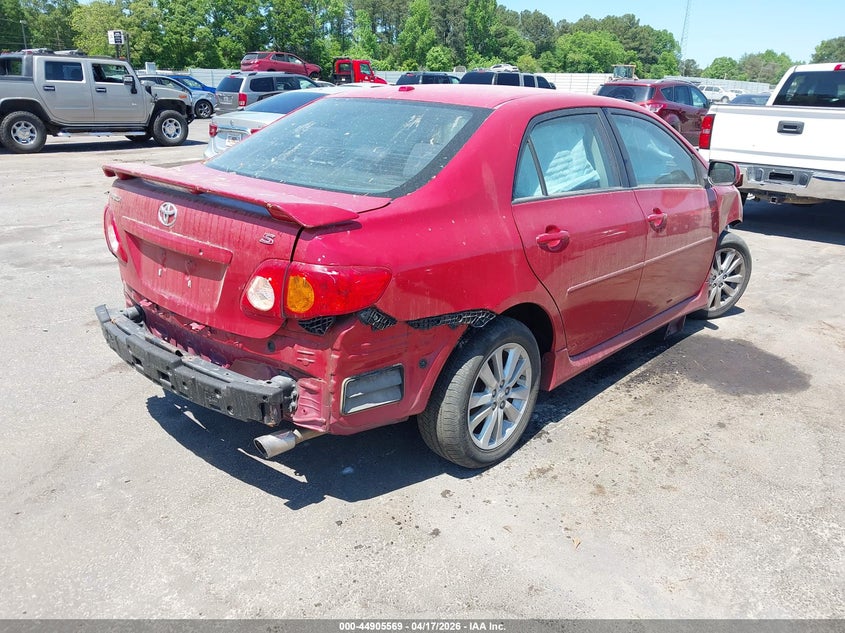 2010 TOYOTA COROLLA SEDAN 1.8L I-4 DOHC, VVT, 132HP