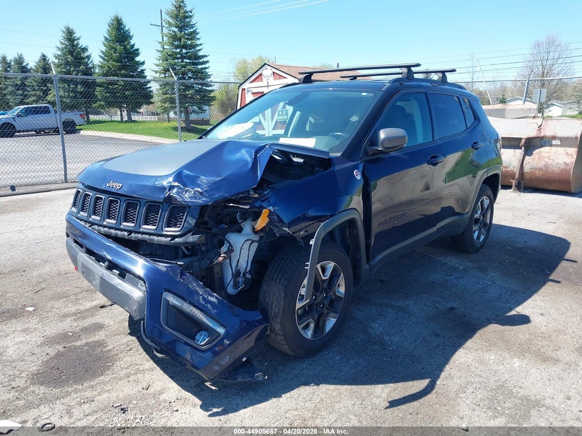 Vin: 3c4njddb8jt392218, lot: 45403056, jeep compass trailhawk 4x4 20182