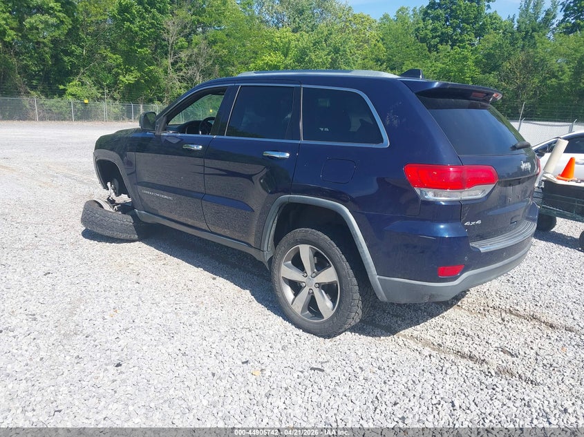 Vin: 1c4rjfbg4gc497998, lot: 45403111, jeep grand cherokee limited 20163