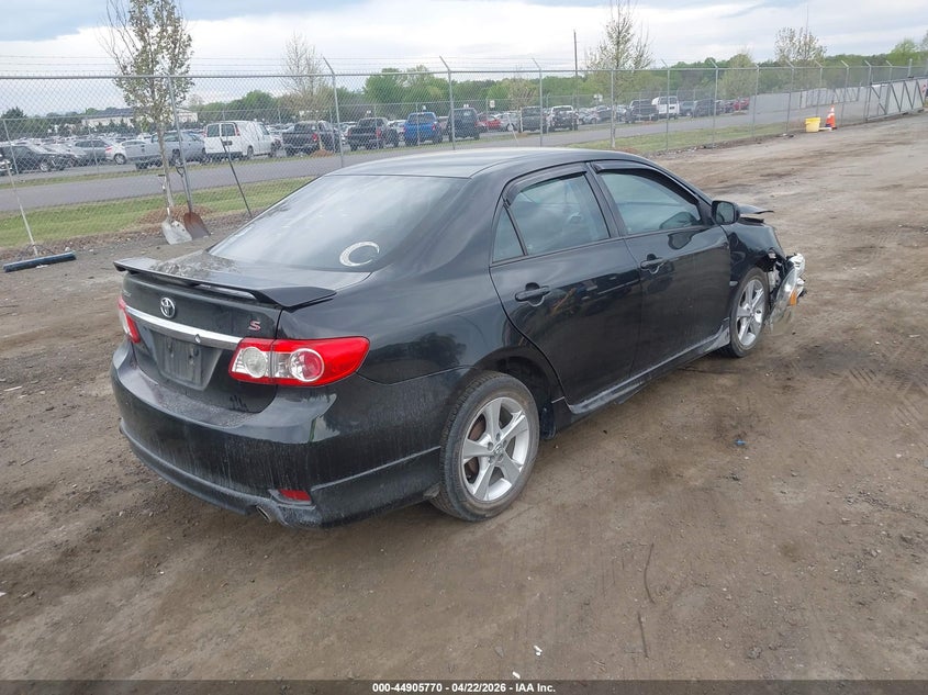2012 Toyota Corolla 1.8 S Black Lot 111044905770 Vin 5YFBU4EE8CP023559