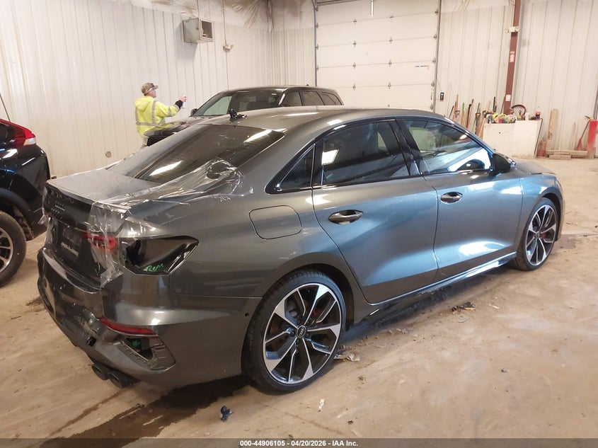 Vin: wauh3dgy1ra130337, lot: 45403474, audi s3 premium plus tfsi quattro s tronic 20244