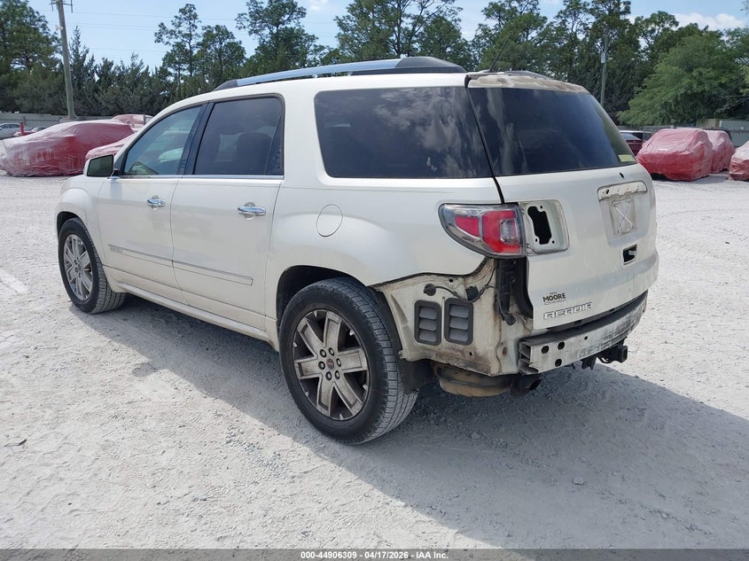 Vin: 1gkkrtkd1dj269385, lot: 45403678, gmc acadia denali 20133