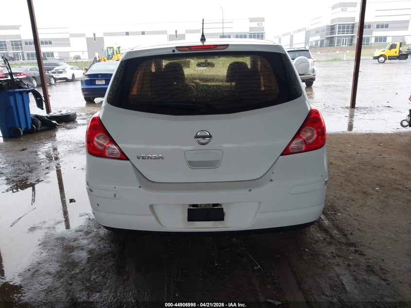 2011 Nissan Versa 1.8 1.8S white Lot 111044906998 Vin 3N1BC1CP0BL443627