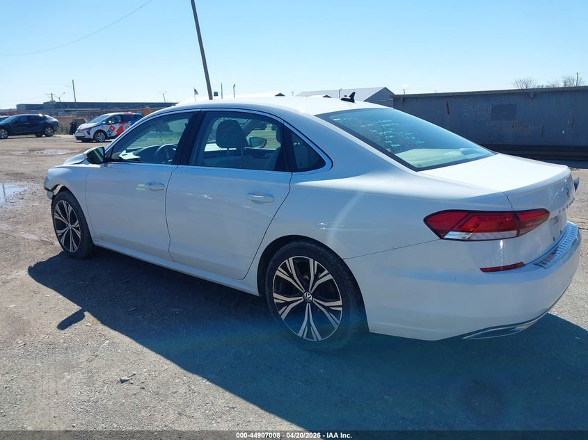 2021 VOLKSWAGEN PASSAT 2.0L I-4 DI, DOHC, V(VIN: 1VWSA7A39MC016643