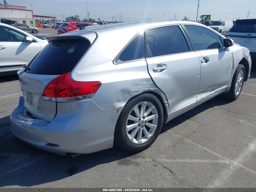 2011 TOYOTA VENZA SPORT UTILITY VEHICLE 2.7L I-4 DOHC, VVT, 182HP