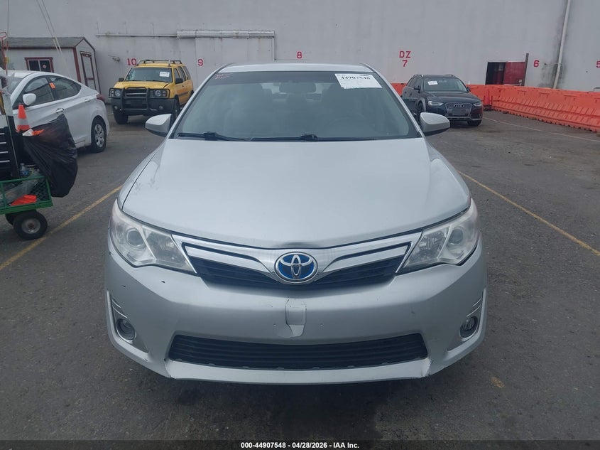 2012 Toyota Camry 2.5 Hybrid Xle silver Lot 111044907548 Vin 4T1BD1FK7CU007791
