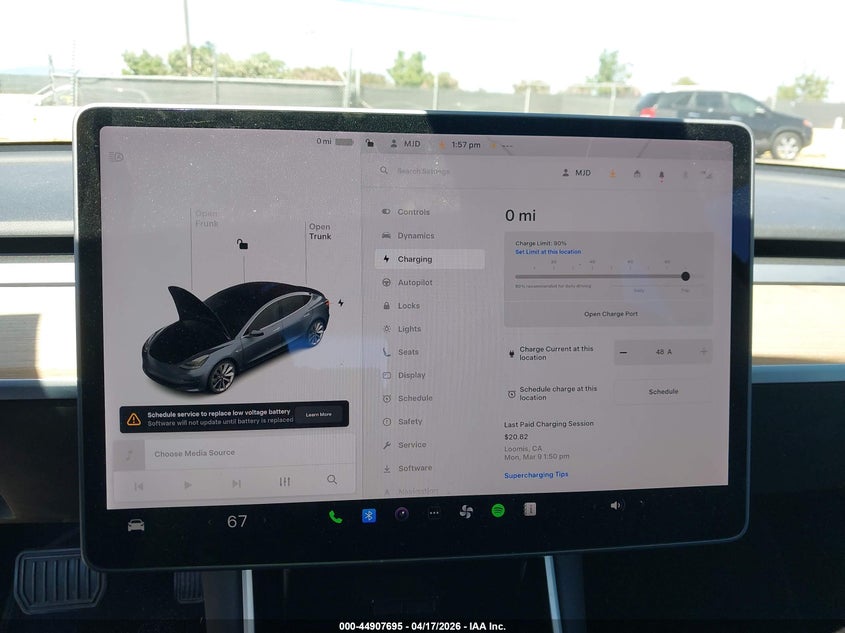 2018 Tesla Model 3 Long Range/Performance VIN: 5YJ3E1EB1JF069104 Lot: 44907695