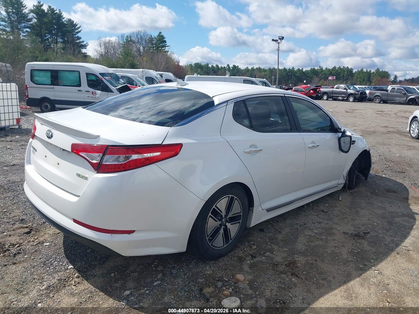 Vin: knagm4ad5c5036802, lot: 45405242, kia optima hybrid ex 20124