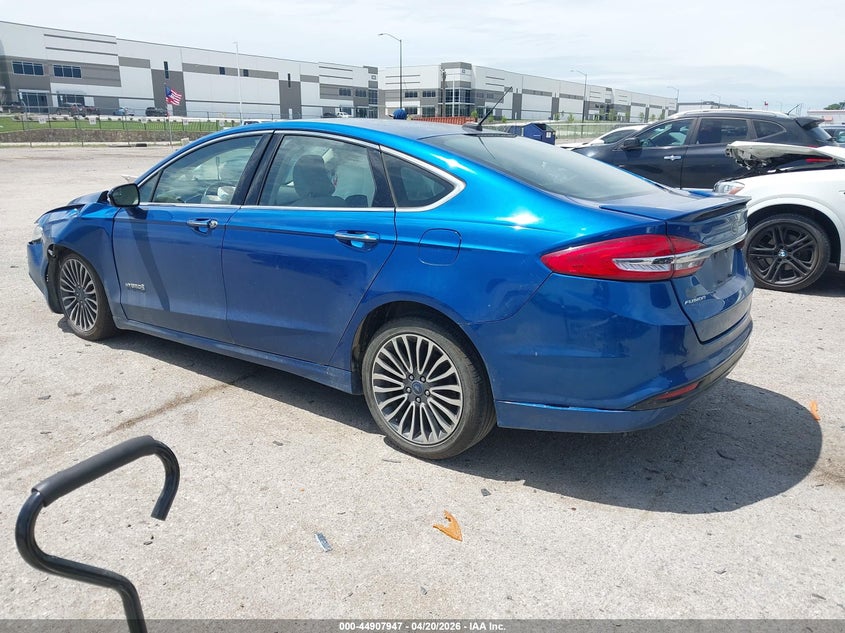 VIN 3FA6P0RU2HR399992 2017 FORD FUSION HYBRID TITANIUM