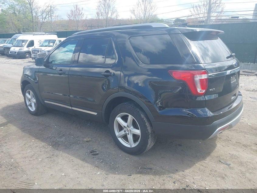 Vin: 1fm5k8d88hgd33396, lot: 45405340, ford explorer xlt 20173