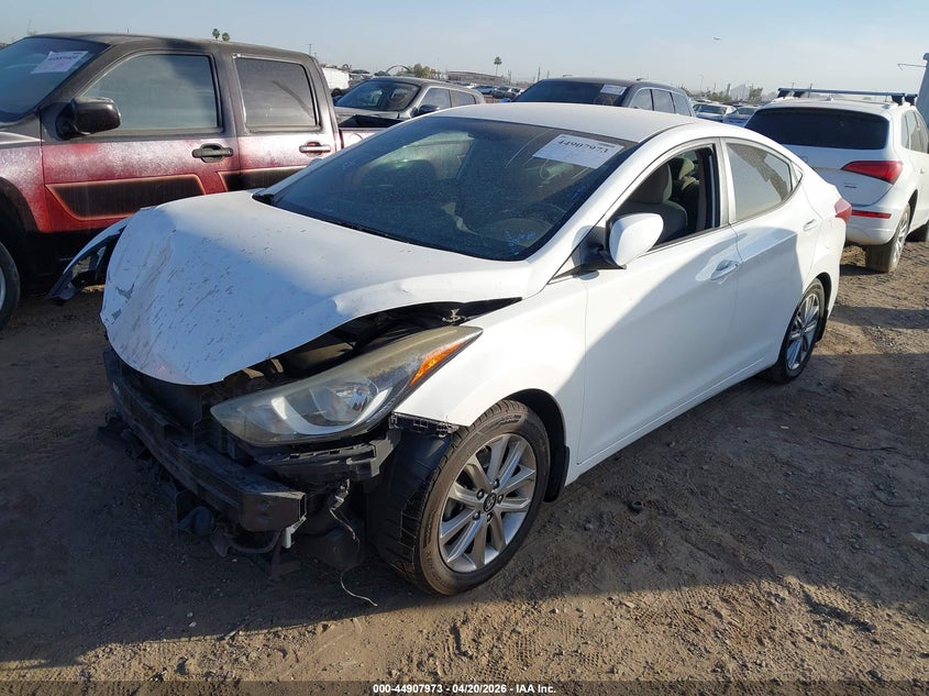 2014 Hyundai Elantra Se 5NPDH4AEXEH521264 photo 1