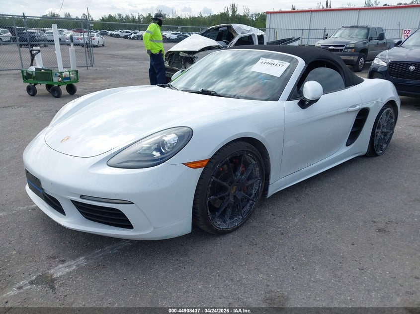 Vin: wp0cb2a89hs240798, lot: 45405806, porsche 718 boxster s 20172
