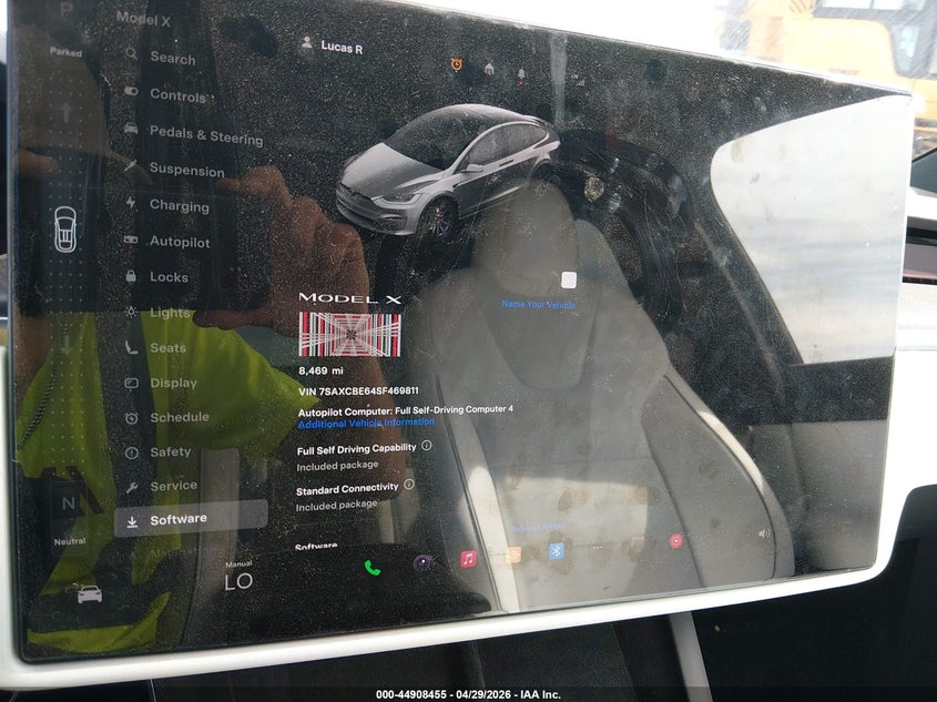 2025 TESLA MODEL X auction photo 7