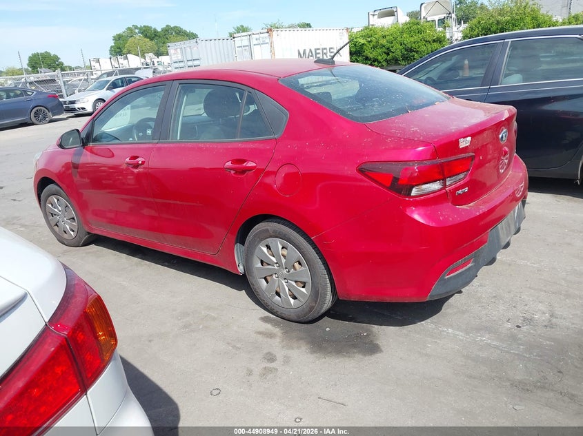 Vin: 3kpa24ab6je077678, lot: 45406318, kia rio s 20183