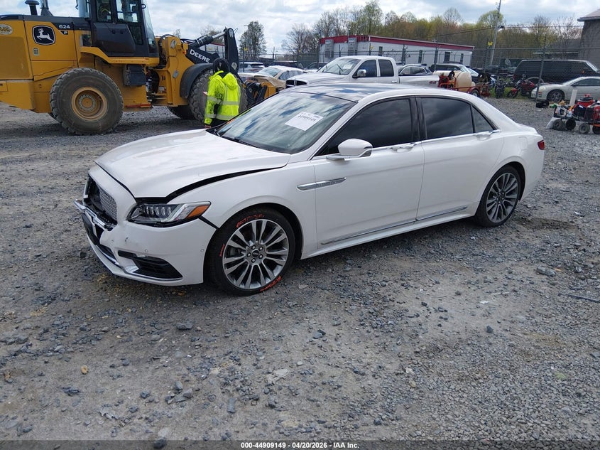 Vin: 1ln6l9np1h5617431, lot: 45406518, lincoln continental reserve 20172