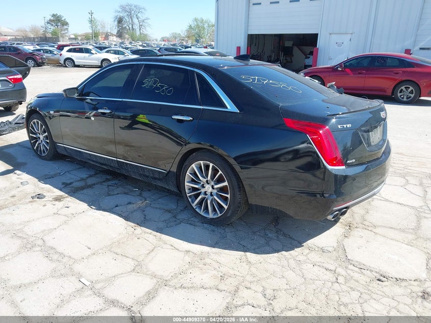 Vin: 1g6ke5r69gu165114, lot: 45406739, cadillac ct6 twin turbo luxury 20163