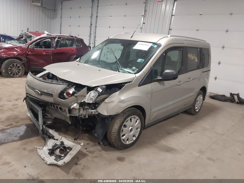 Vin: nm0ae8f7xg1246600, lot: 45406775, ford transit connect xlt 20162