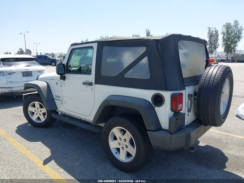 2010 JEEP WRANGLER SPORT UTILITY VEHICLE 3.8L V-6 202HP