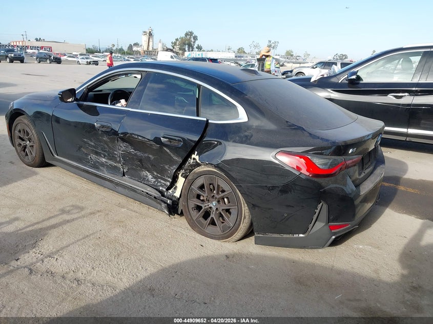 Vin: wby43aw04rfs57922, lot: 45407021, bmw i4 gran coupe edrive35 20243