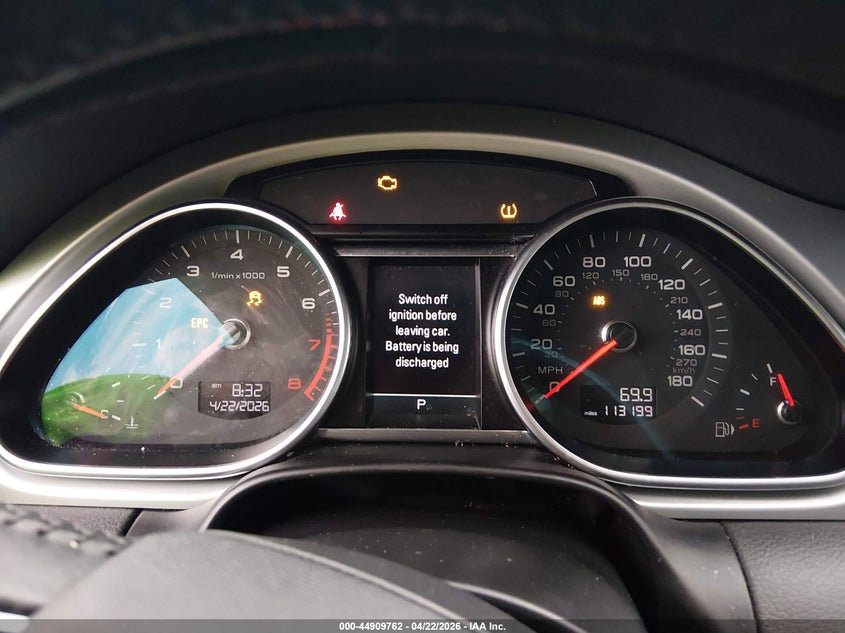 2013 Audi Q7 3.0T Premium VIN: WA1LGAFEXDD014983 Lot: 44909762