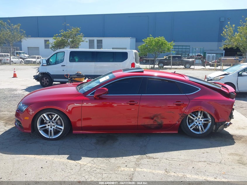 2012 Audi A7 3.0 Premium red Lot 111044909811 Vin WAU3GBFC1CN088874