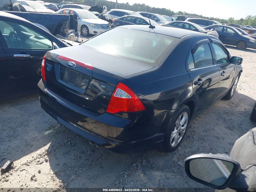 Vin: 3fahp0ha6cr390298, lot: 45407191, ford fusion se 20124