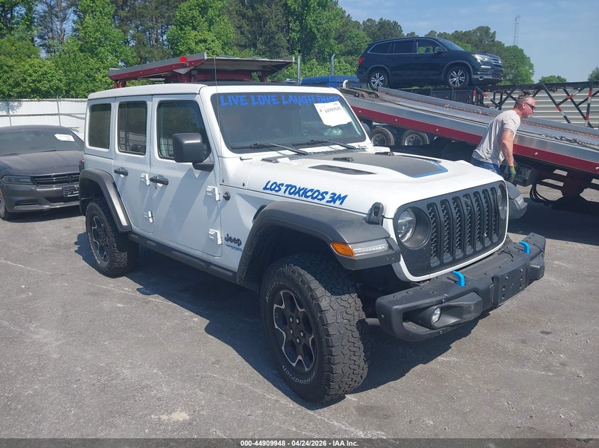 2021 JEEP WRANGLER 4XE UNLIMITED RUBICON 4X4