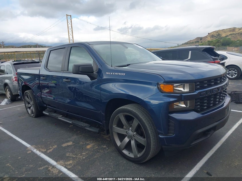 Vin: 1gcpwbef2kz262137, lot: 45407380, chevrolet silverado 1500 custom 20191