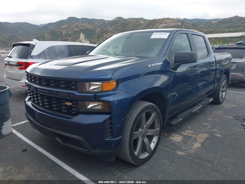 Vin: 1gcpwbef2kz262137, lot: 45407380, chevrolet silverado 1500 custom 20192