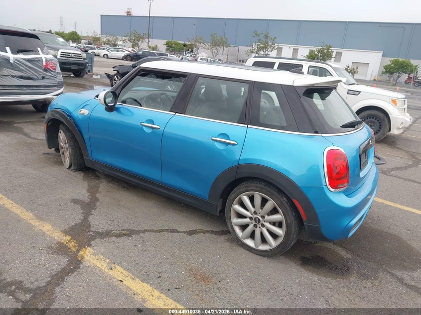 Vin: wmwxu3c58f2b58661, lot: 45407404, mini hardtop cooper s 20153